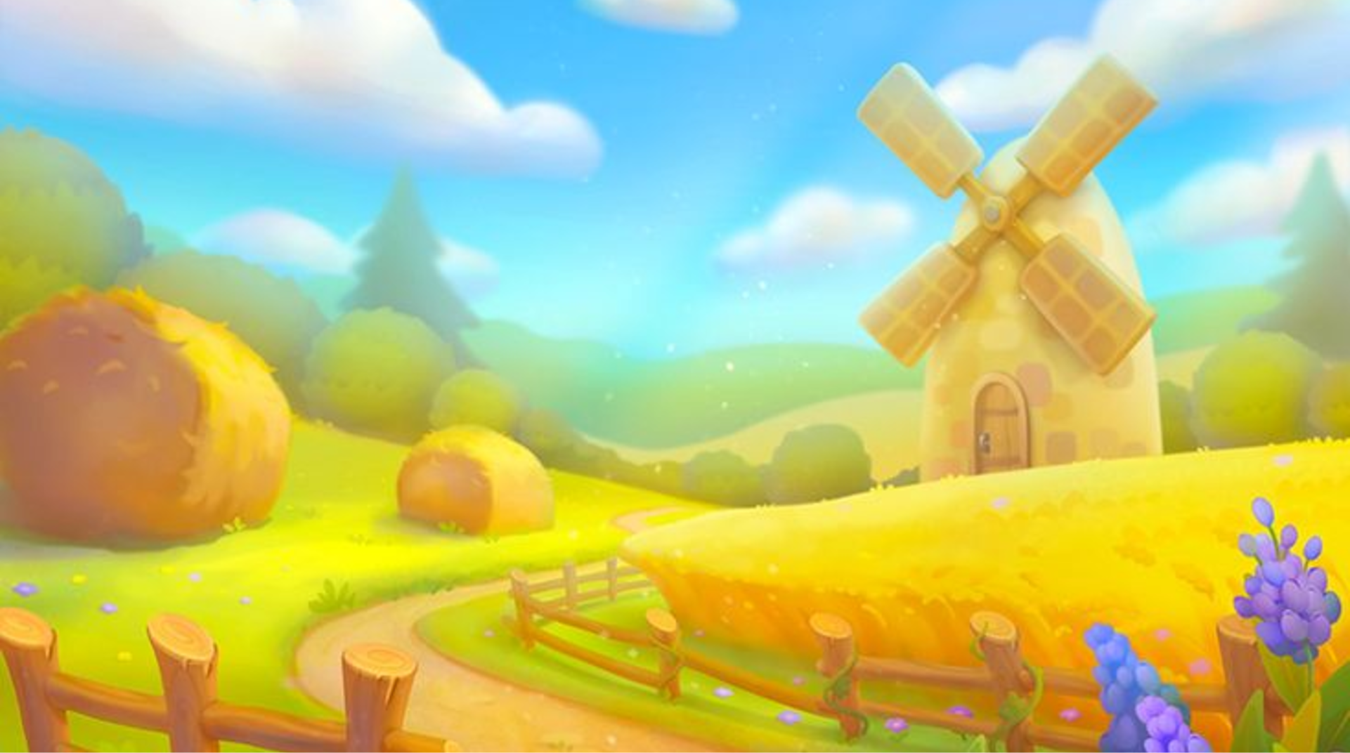 Windmill farm background